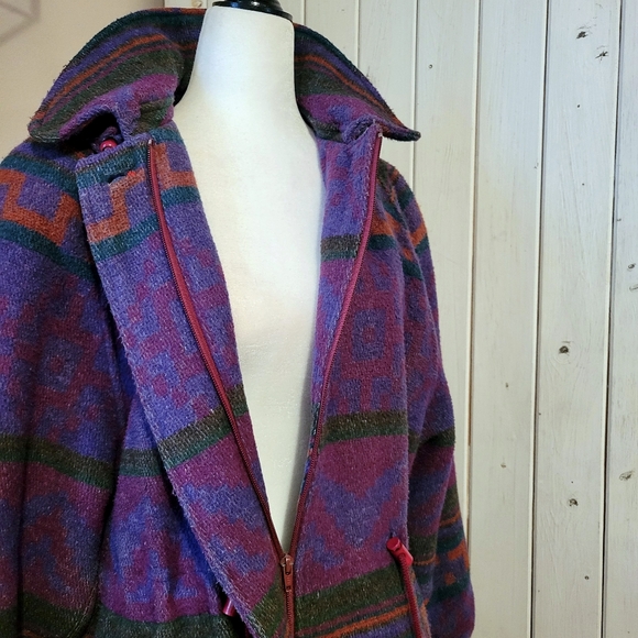 80's ANORAK ABSTRACT PRINT 10 - Picture 2 of 14